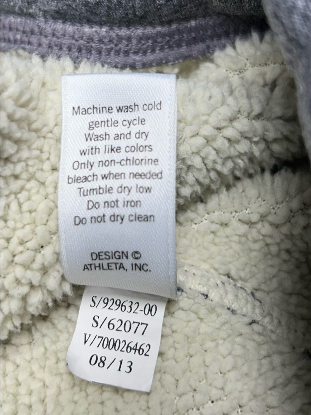 Athleta Heather Gray Hooded Zip Jacket with Pink Drawcords - Picture 8 of 8